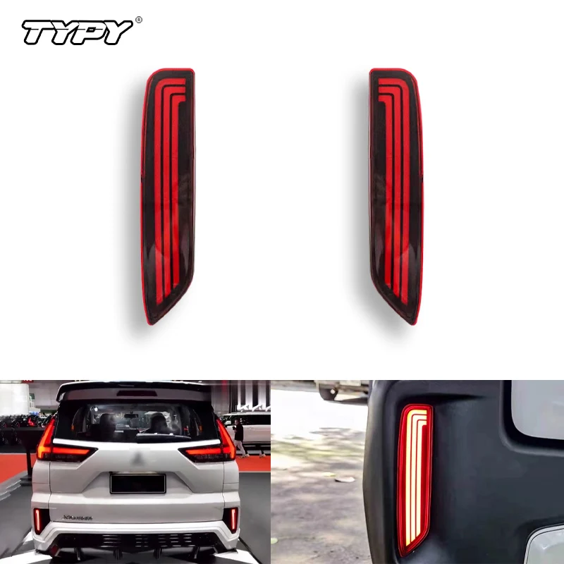 

LED Rear Bumper Reflector Tail Brake Light For Mitsubishi Xpander 2022 2023 Xpander cross 2019-202 Turn Signal light Fog Lamps