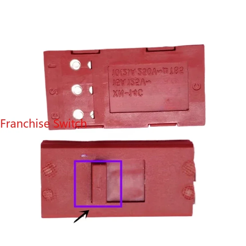 Interruttore a levetta XN-14C da 10 pezzi, interruttore per ferro arricciacapelli per asciugacapelli 10A ad alta corrente, originale