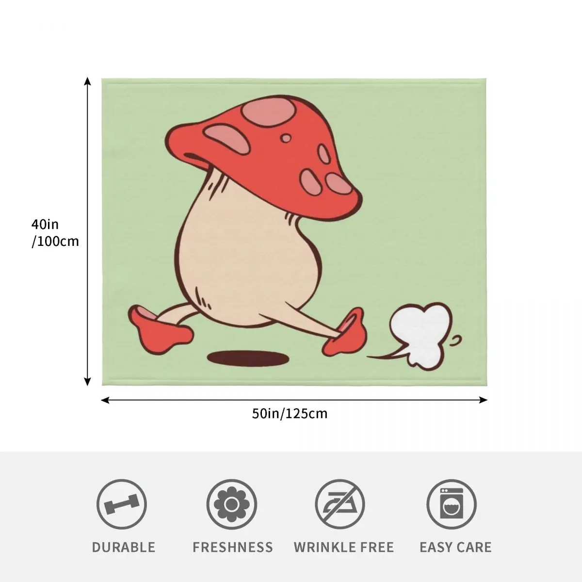 تشغيل الفطر! Dungeon Meshi Dunmesh رمي بطانية أريكة لحاف أرائك الشاطئ بطانيات الهالوين #4