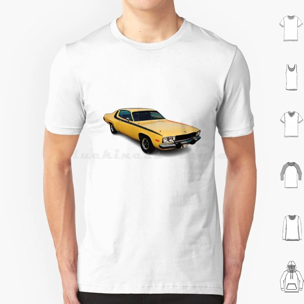 Plymouth Roadrunner T Shirt 6xl Cotton Cool Tee Plymouth Roadrunner 1973 1974 Car 70s Retro Vintage Muscle Car Mopar