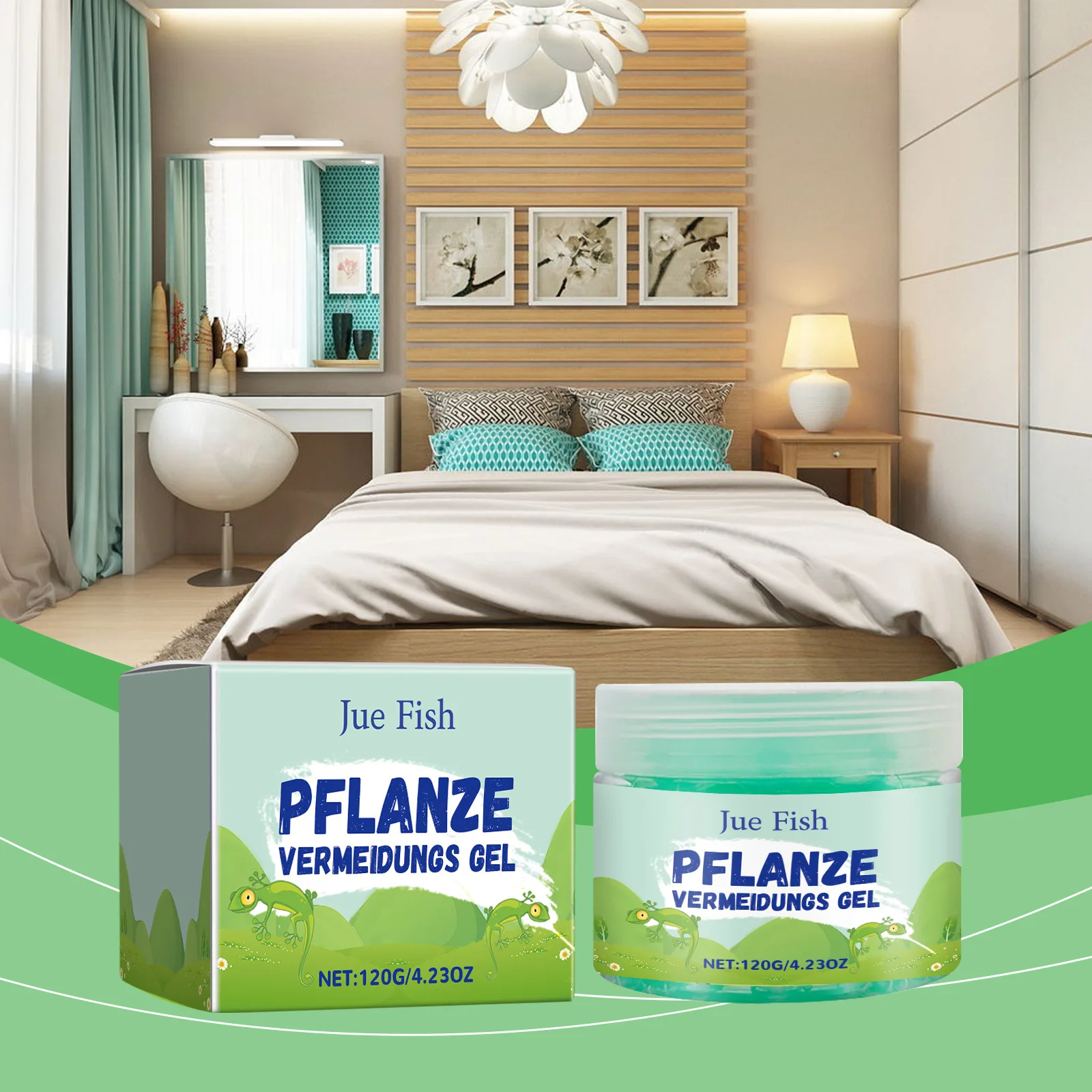 

120 г репеллент JUE FISH Gecko в помещении, твердый репеллент на основе ящерицы для дома, общежития, комнаты, кухни, репеллент от насекомых