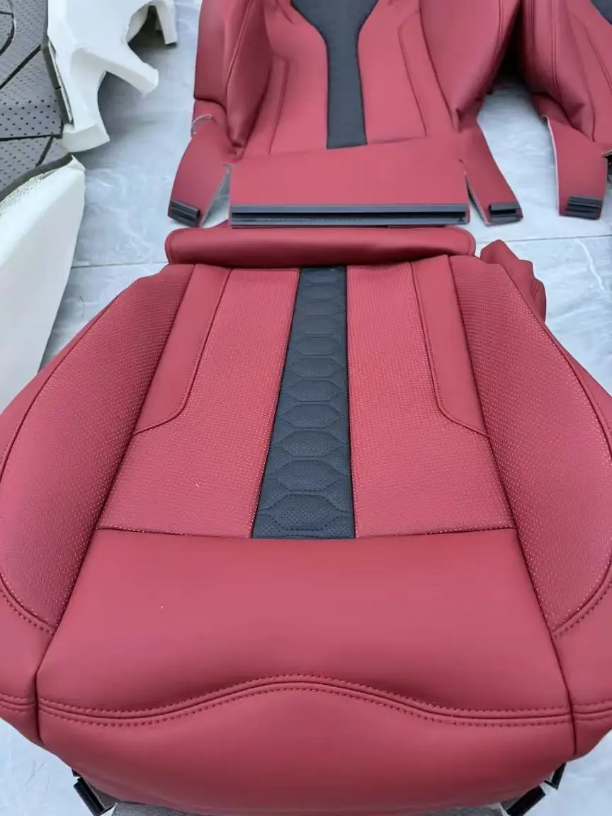 For  X3 X5 X6 M3 M5 Series Upgrade M Car Interior Accessories Sports Racing Bucket Seat Custom Leather Cover and Sponge