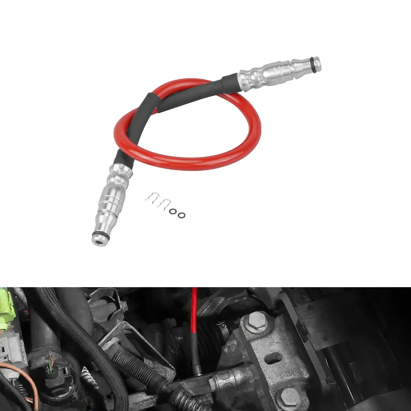 

For 5-Speed Manual Trans Clutch Hose w/CNC Fittings LHD For Audi A3 8P For VW For Golf 6 For Jetta For Passat CC For Seat Leon