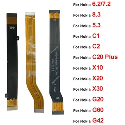 MainBoard Motherboard Flex Cable For Nokia 5.3 7.2 8.3 X10 X20 X71 C1 C2 T20 Motherboard LCD Dispaly Connector Flex Ribbon Parts