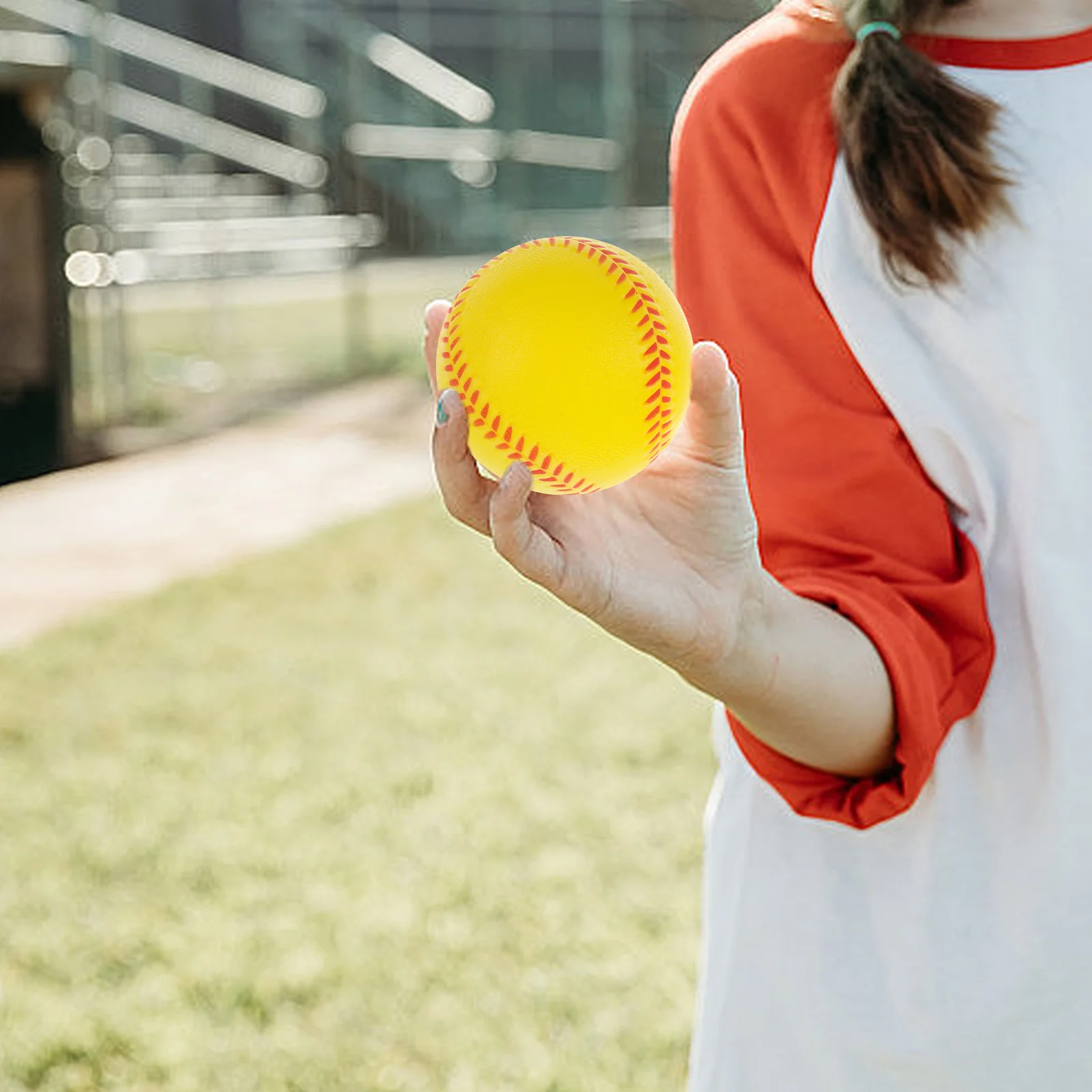 

12 Pcs PU Foam Soft Baseballs Sponge Training Hitting Kids Friendly Elastic Stress Relief Outdoor Sports Yellow