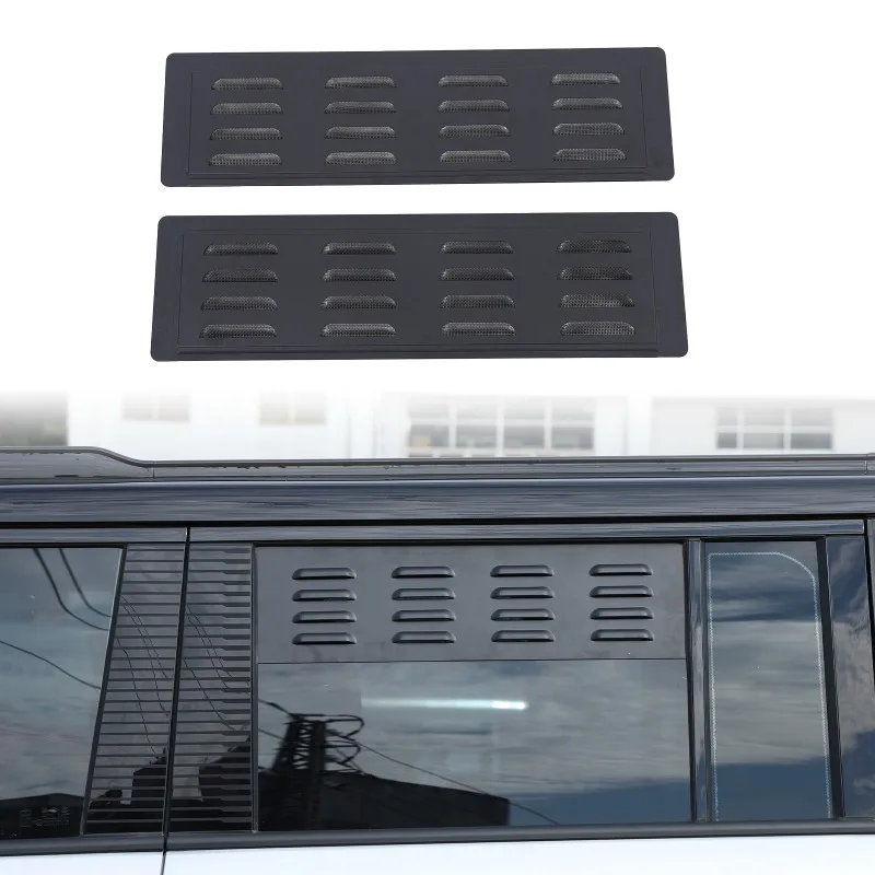 

Aluminum Alloy Car Rear Side Window Trim Spoiler Rear Ventilation Louvers For Chery ICAR 03 / Jaecoo J6 2024+ Car Accessories