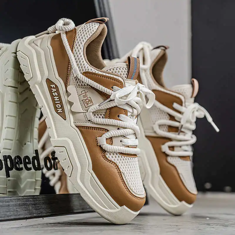 

Round Foot Thin Heel White Sports Sneakers Casual Summer Boots For Men Shoes Men Classic Super Deals Sapatenes Sneacker