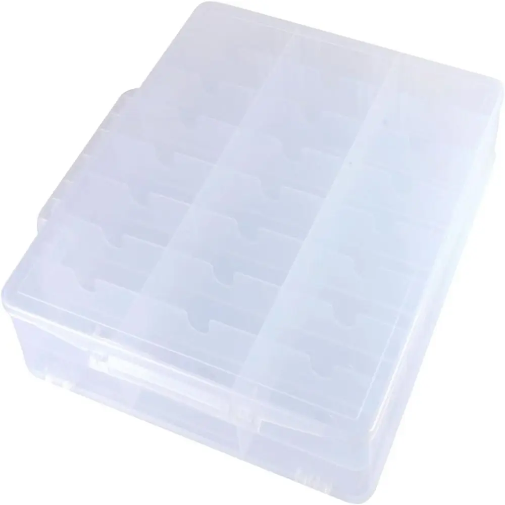 New Universal Nail Polish Organizer Holds 48 Bottles Double Side Nail Polish Storage Case Large Capacity Plastic Organize box
