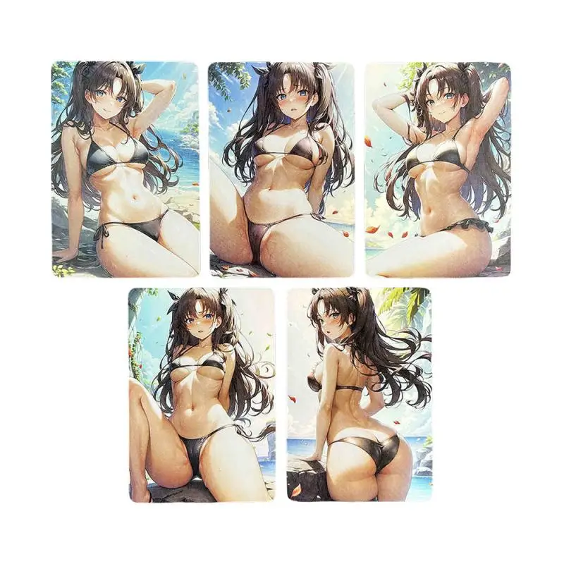 Anime Goddess Story DIY ACG Nami Robin Yamato Rebecca Taiho Ishtar Hyuga Hinata Game Collectible Card Toys for boy Birthday Gift