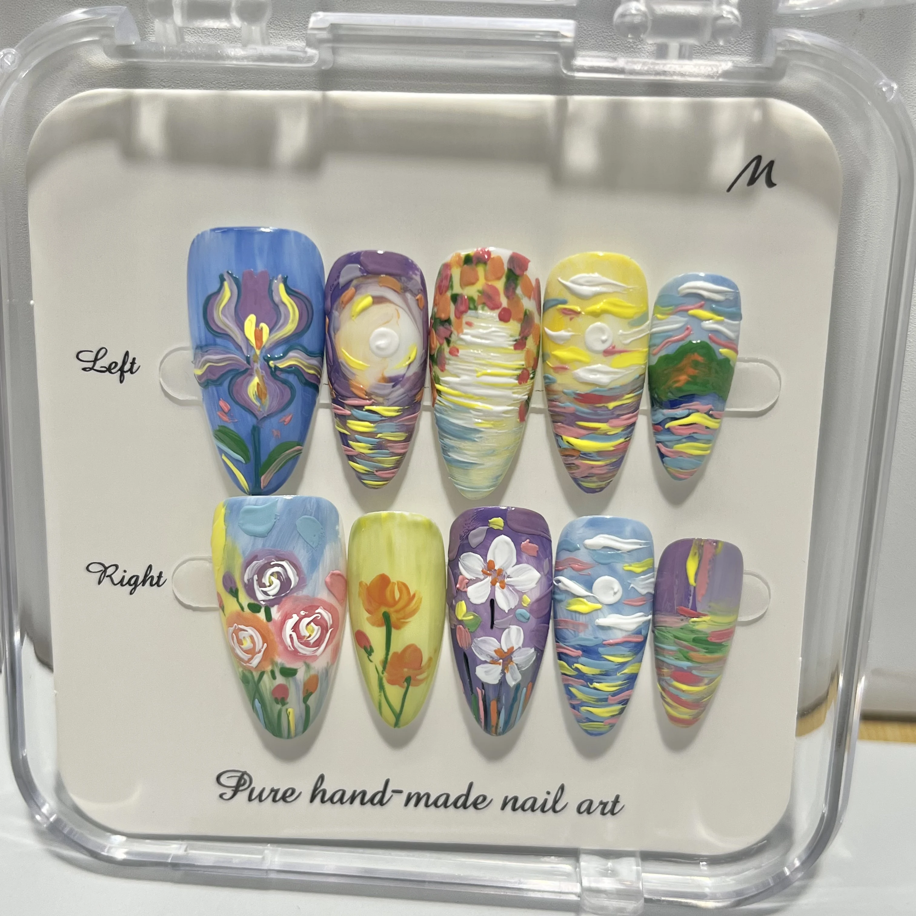 Sztuczne paznokcie wielokrotne – Nail Art Van Gogh recenzja i cena