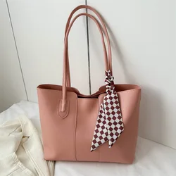 Fashion Women Tote Bag Underarm Pouch Large Capacity Soft Pu Leather Shoulder Bag Crossbody Bag Casual Portable Bucket Bags