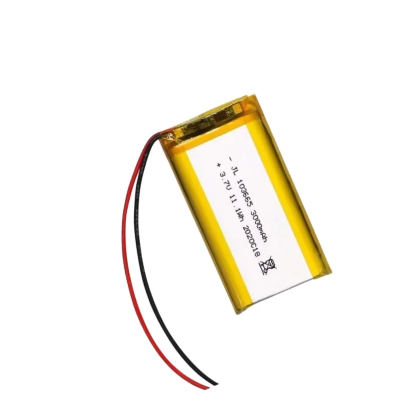 103665 3000mAh 3.7V Polymer Lithium Batteries for Bluetooth Keyboard Tablet PC Dvd Speaker Digital Camera