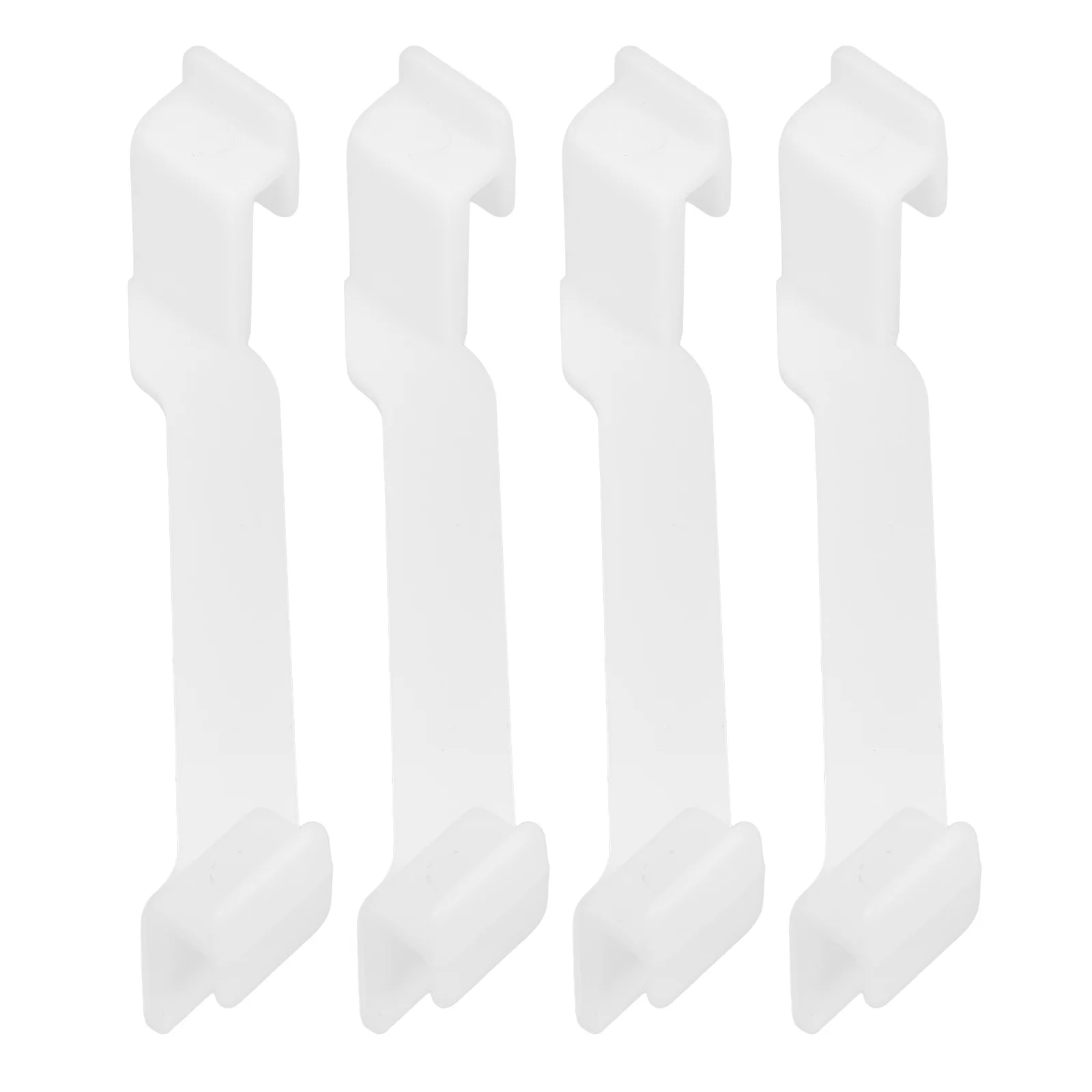 

4Pcs Cube Storage Bin Clips Plastic Container Support Stacking Organizer for Efficient Space Utilization Cube Storage Bin Clips