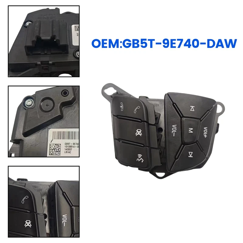 

GB5T-9E740-DAW автомобильный переключатель круиз-контроля на правом колесе, подходит для Ford Ranger 2016-2019 GB5T9E740DAW, запчасти