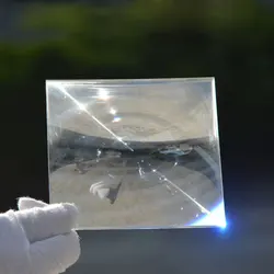 100X100mm Optical PMMA Fresnel Lens Solar condenser LED Lens Focal Length 120mm DIY Projector