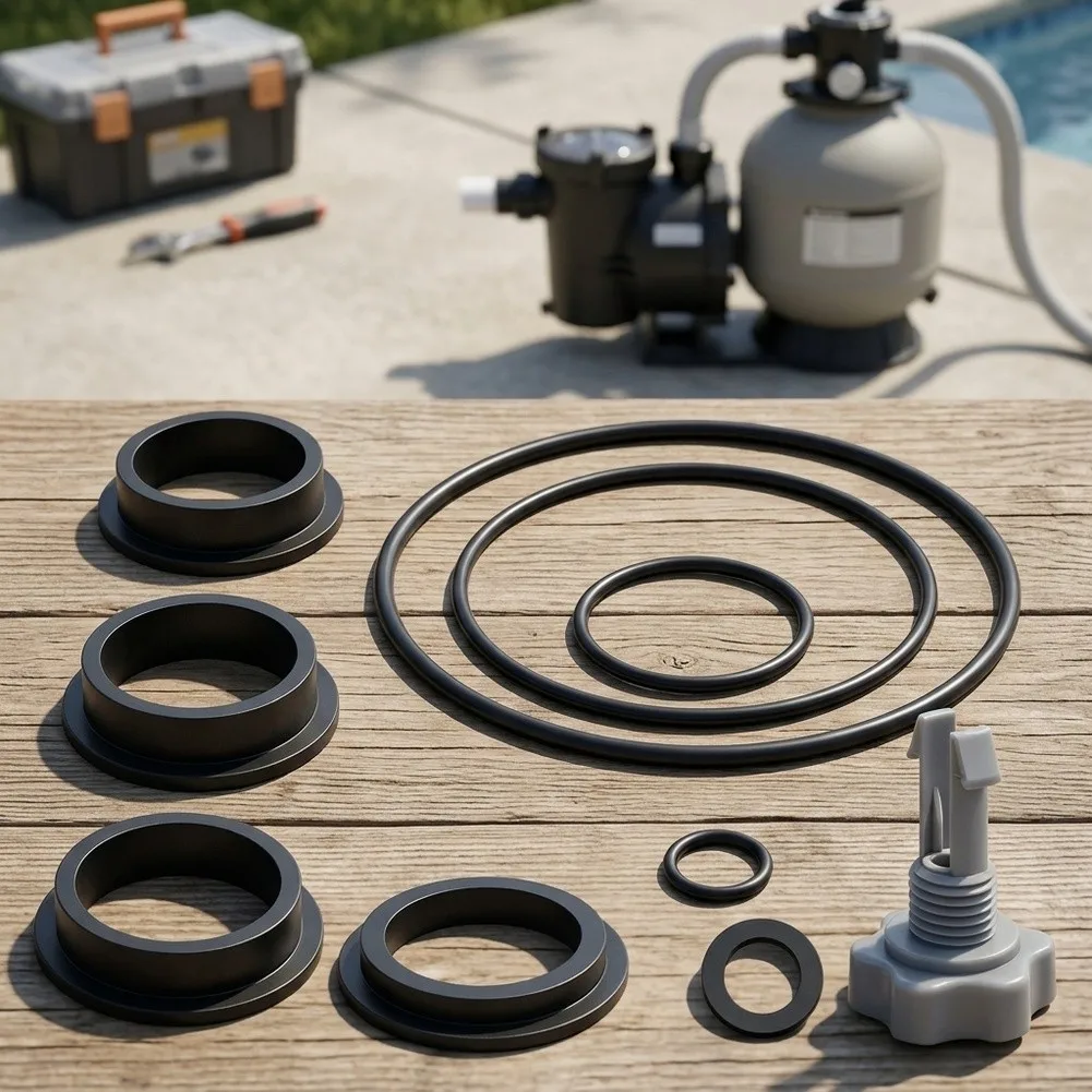 For Pool Maintenance Grey Pump Seal Kit Mechanical Seal High Strength Steel Wear Resistant Oil Resistant Leak Prevention