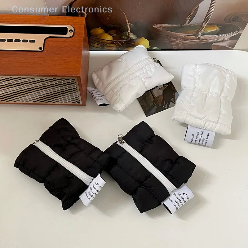 Korean Ins Cloud Coin Purse Cute Portable Small Wallet Solid Color Money Change Pouch Zipper Cosmetic Bag For Girls Gifts