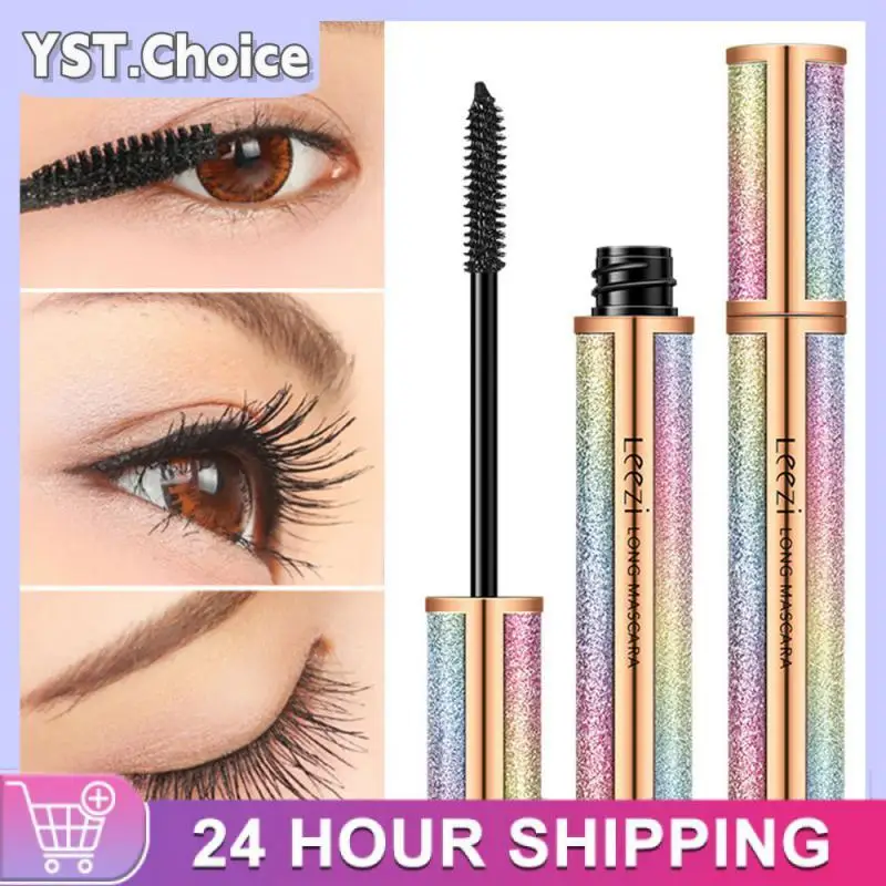 Leezi Starry Sky 4D Silk Fiber Mascara Waterproof Rimel Maquiagem Long Thick Curling Lashes Mascara Eyelash Extension TSLM1