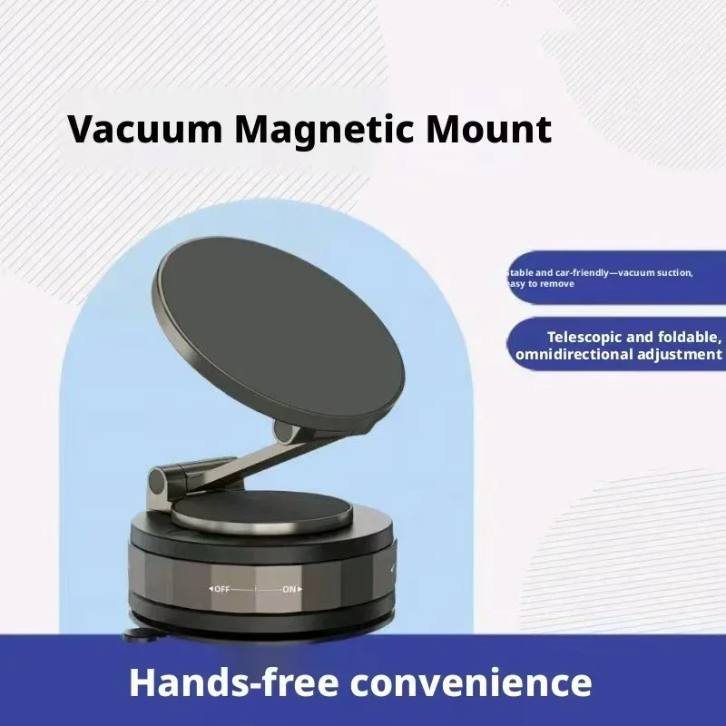 Magnetic Foldable Car Phone Holder 360° Rotation Strong Magnet Cell Phone Mount Bracket for iPhone Samsung Smartphone