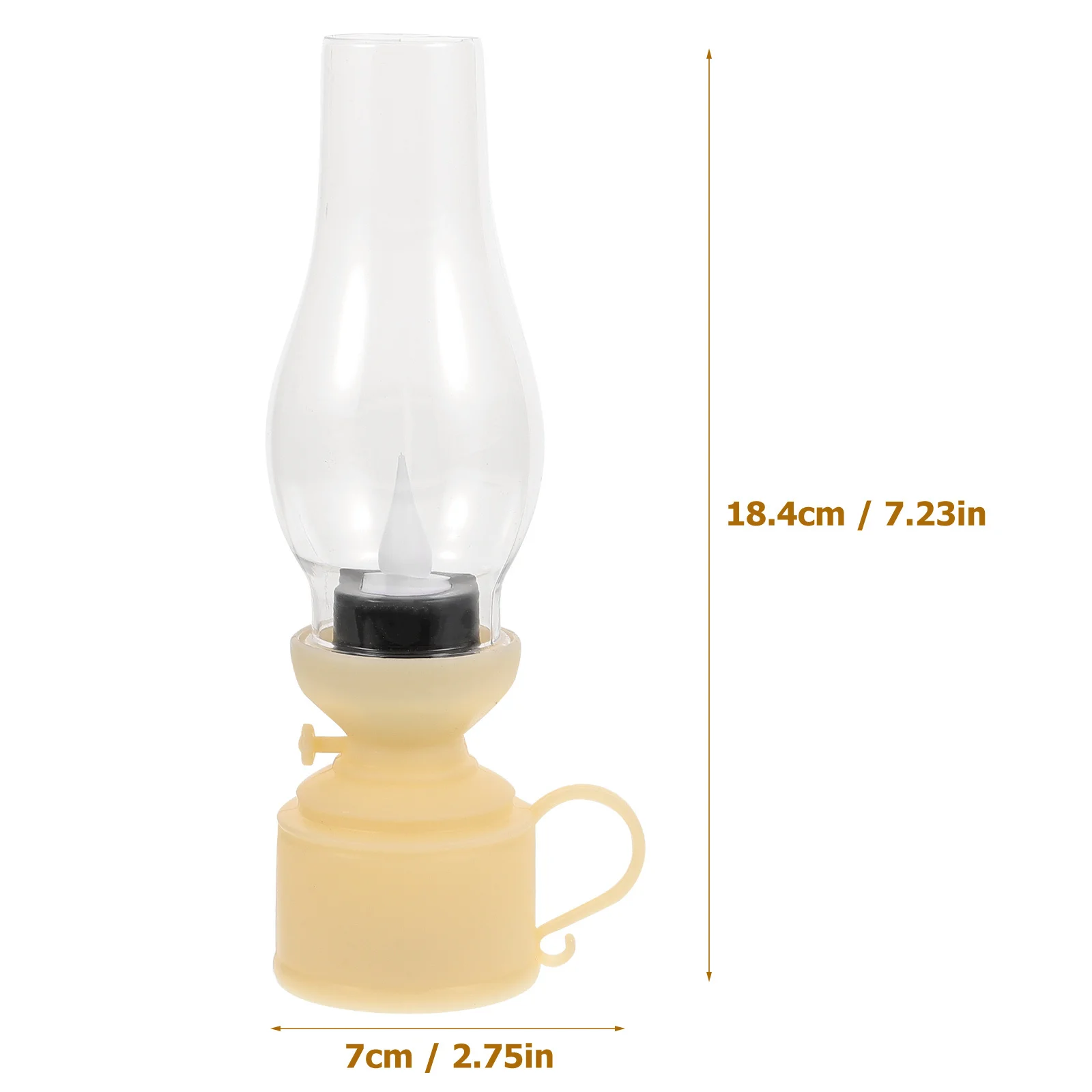 Led مصباح خمر فانوس عديمة اللهب للديكور المنزل في الهواء الطلق استخدام الطوارئ المحمولة ضوء الليل الرجعية النفط