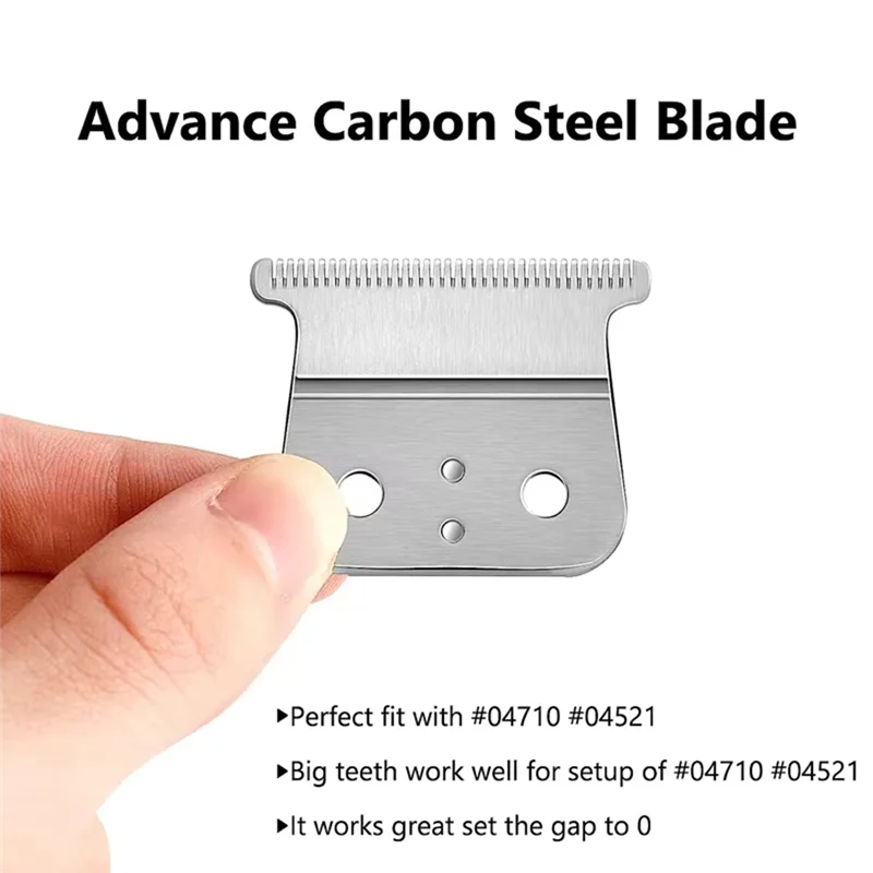 UNCL لشفرات استبدال أداة تشذيب Andis T Outliner-GO وGTO وGTX والموديلات 04710/04711/04775/04850/0452/4770/04603/74000