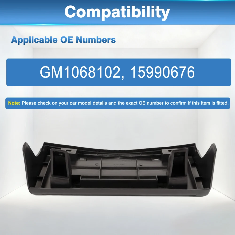 Für Chevrolet GMC C1500 C2500 C3500 K1500 K2500 K3500 GMC Yukon Frontschürze Kennzeichen Montage Halterung GM1068102 15990676 – Detail 6