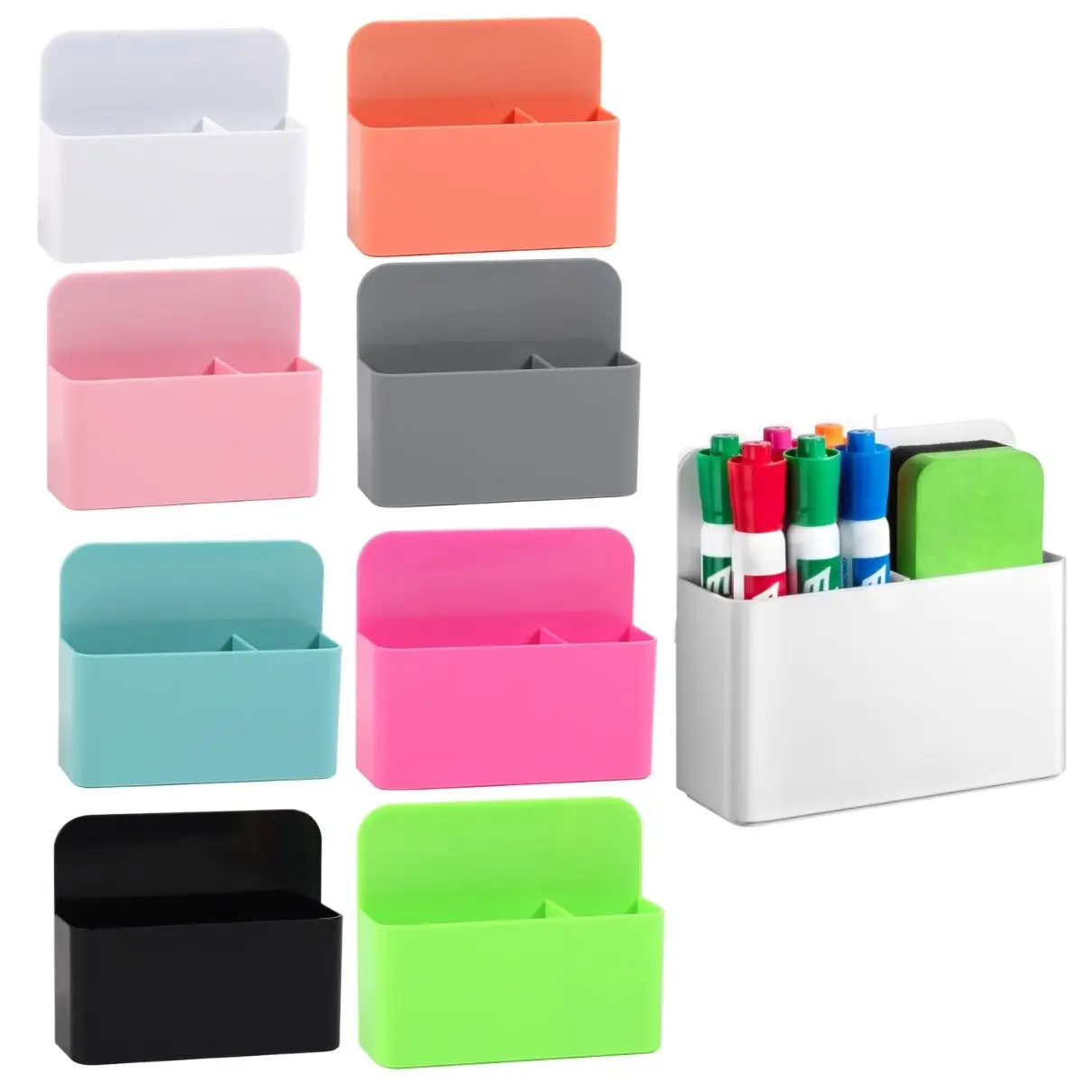 Fine-Tip Magnetic Board Marker Set