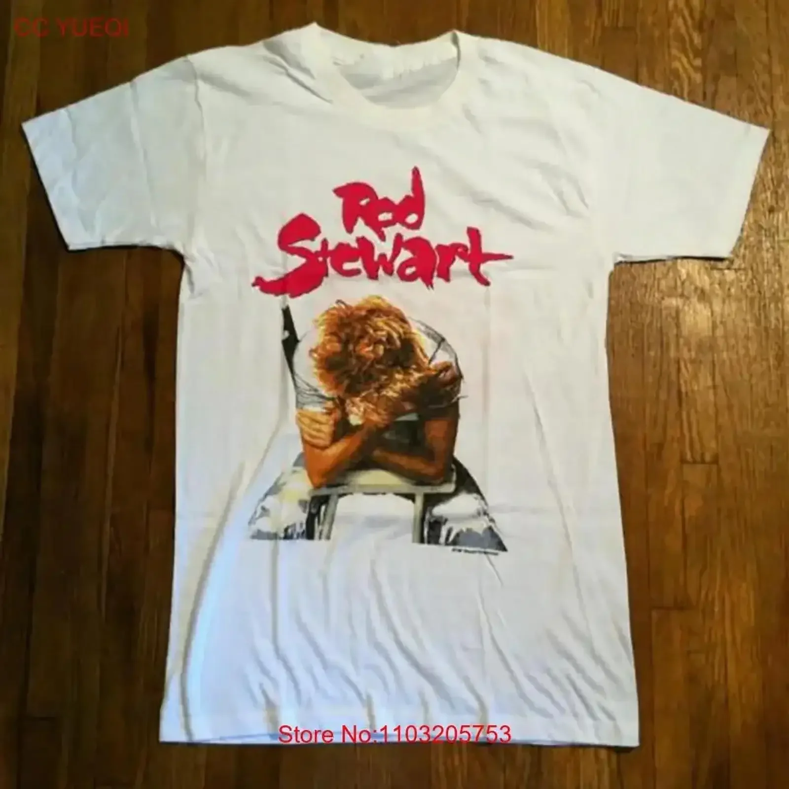 

Rod Stewart Tour For Fans to 5XL Белая футболка BM1016 винтажный стираный топ Повседневная одежда Растянутая универсальная мягкая стильная мода