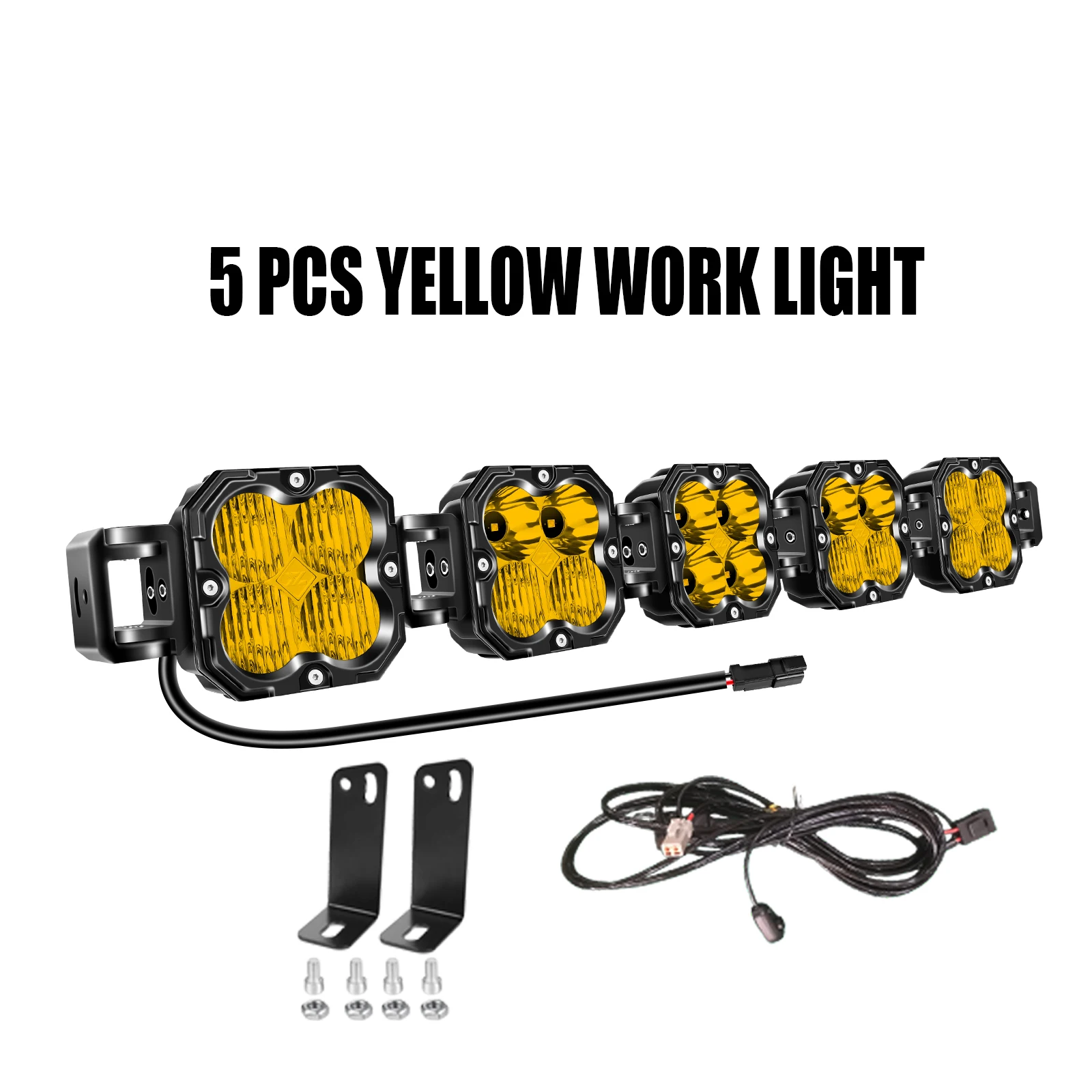 Variant: 5 x 30W Yellow Light