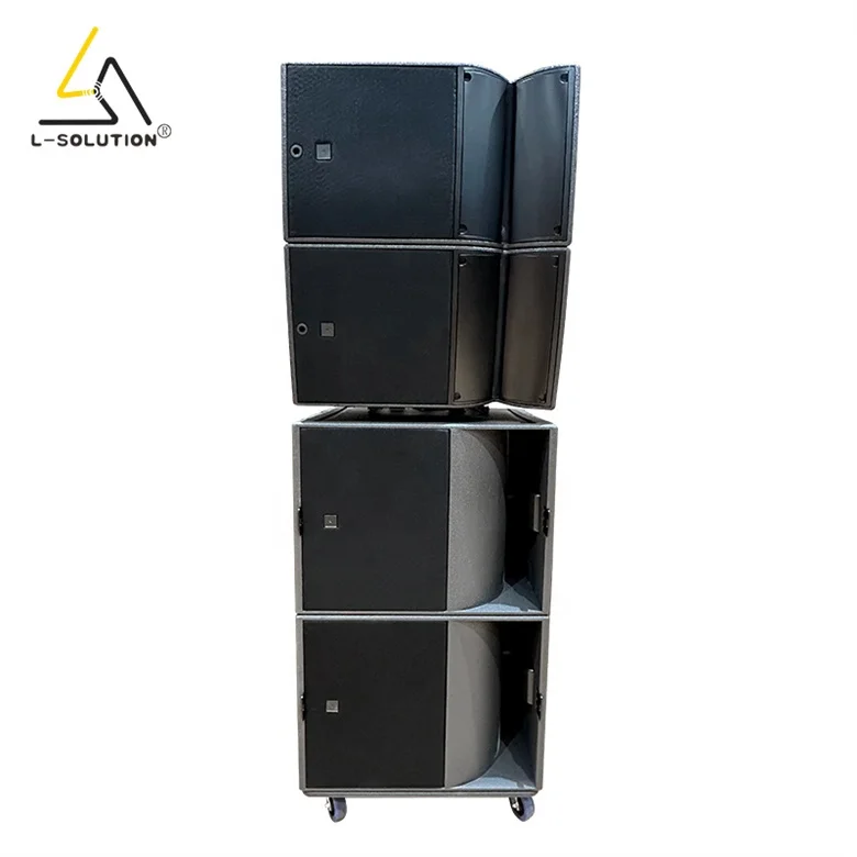 A15F Passive Line Array Speakers System Neodymium Magnet Material 8ohm Impedance