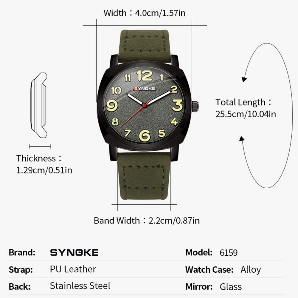 Waterproof Premium Round Watch for Men - Quartz Movement, Elegant Design, Business Style