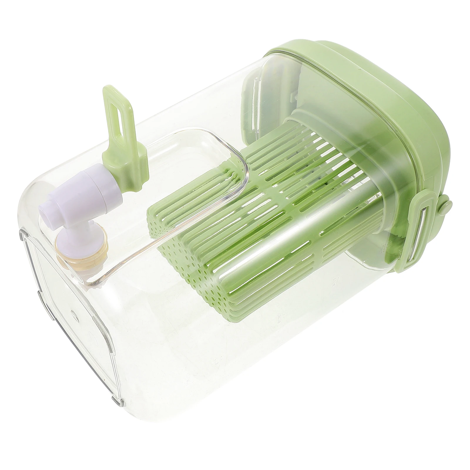 

Large Capacity Plastic Cold Water Kettle with Faucet for Refrigerator - Drink Dispenser for Juice Tea Lemonade Storage