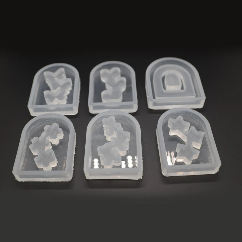 Silicone Mold for Crafting Unique Arched Door Shaped Keychains and Phone Covers 3XUA