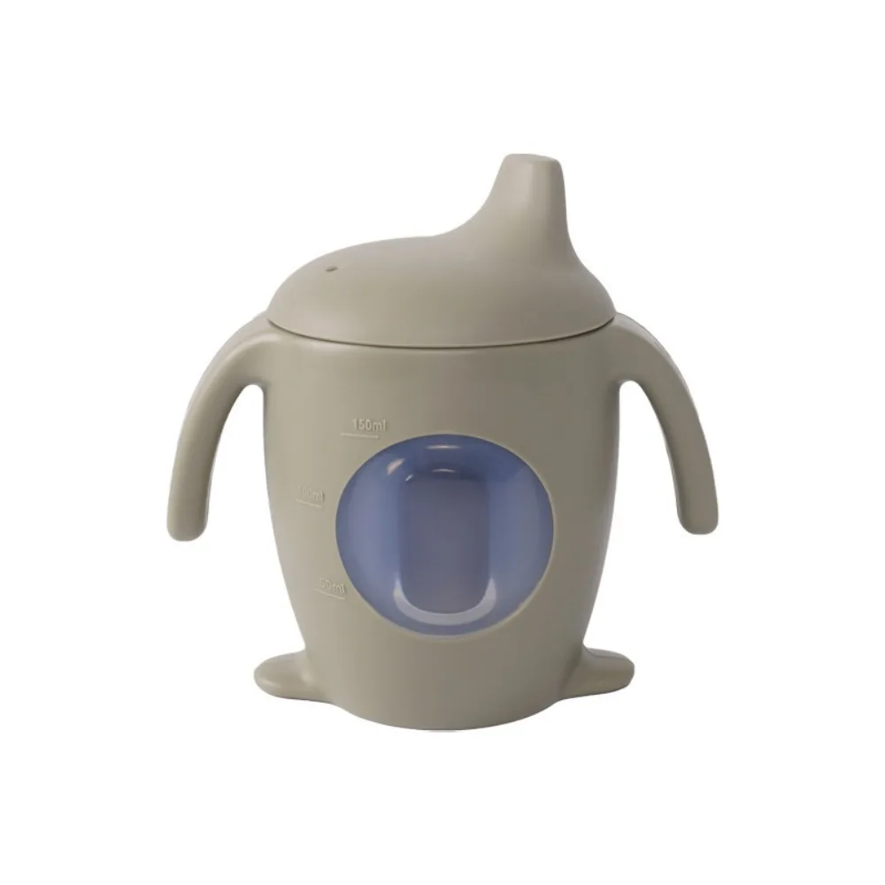 

New Silicone Penguin Sippy Cup With Scale Leakproof Infant Cup BPA Free Baby Water Bottle Infant