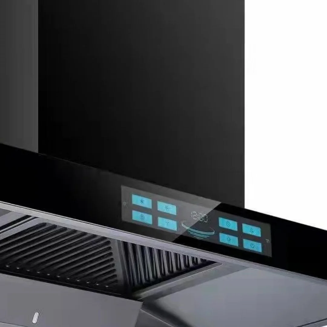 Kitchen Appliance Portable Commercial Industrial Range Hood with Tempered Glass Material