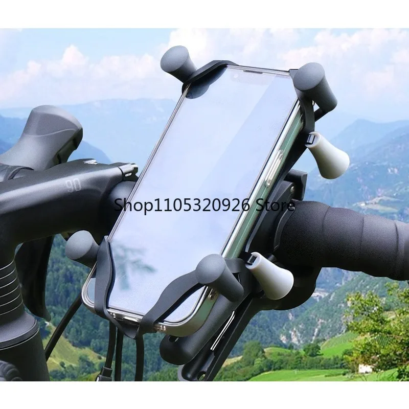 Bicycle quick release spring clip bracket Compatible with 20-42mm pipe diameter Electric vehicle quick installation X-type
