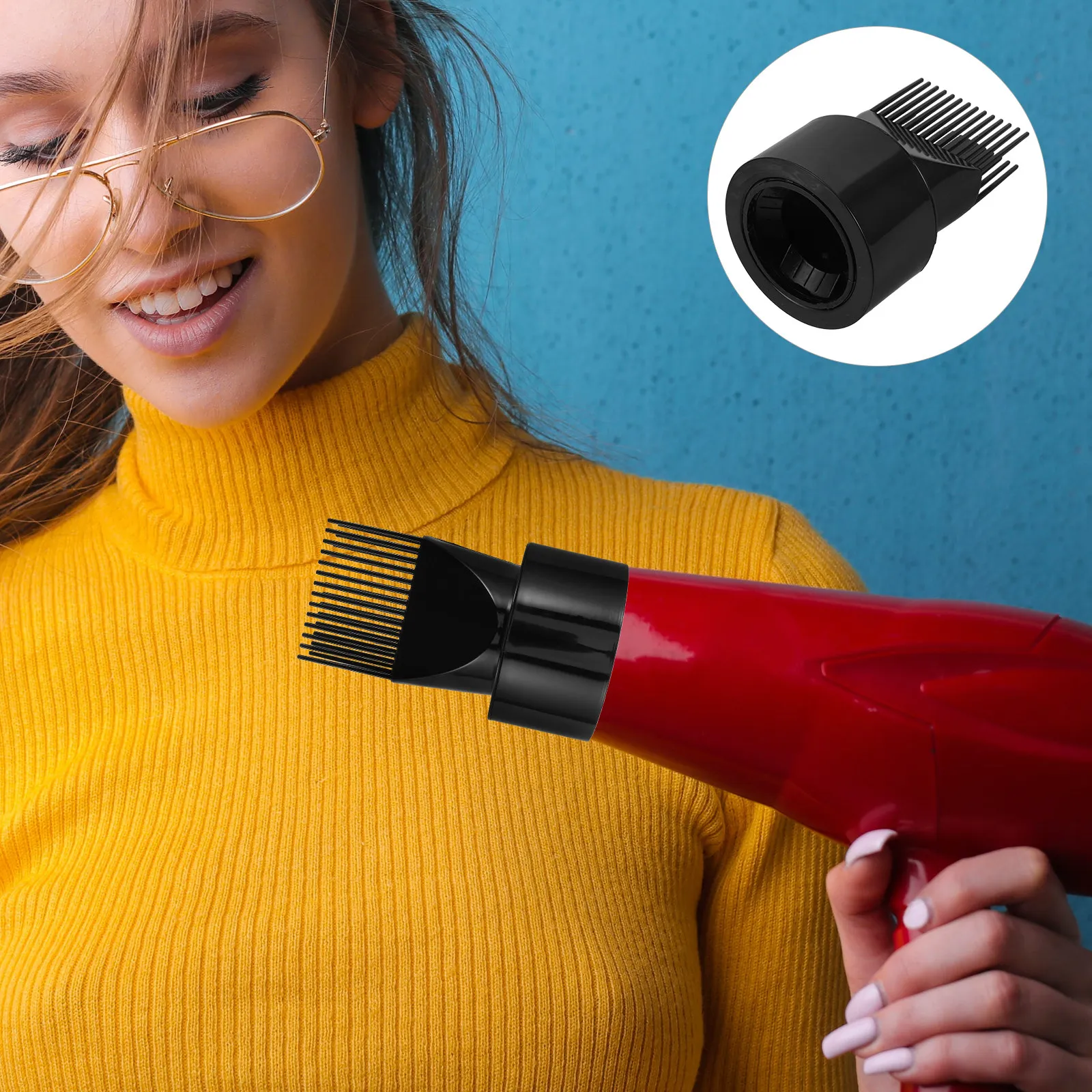 

Hair Dryer Diffuser Nozzle Comb Replacement Blow Dryer Attachment Curly Hair Diffuser Detangling Comb Universal Salon Styling