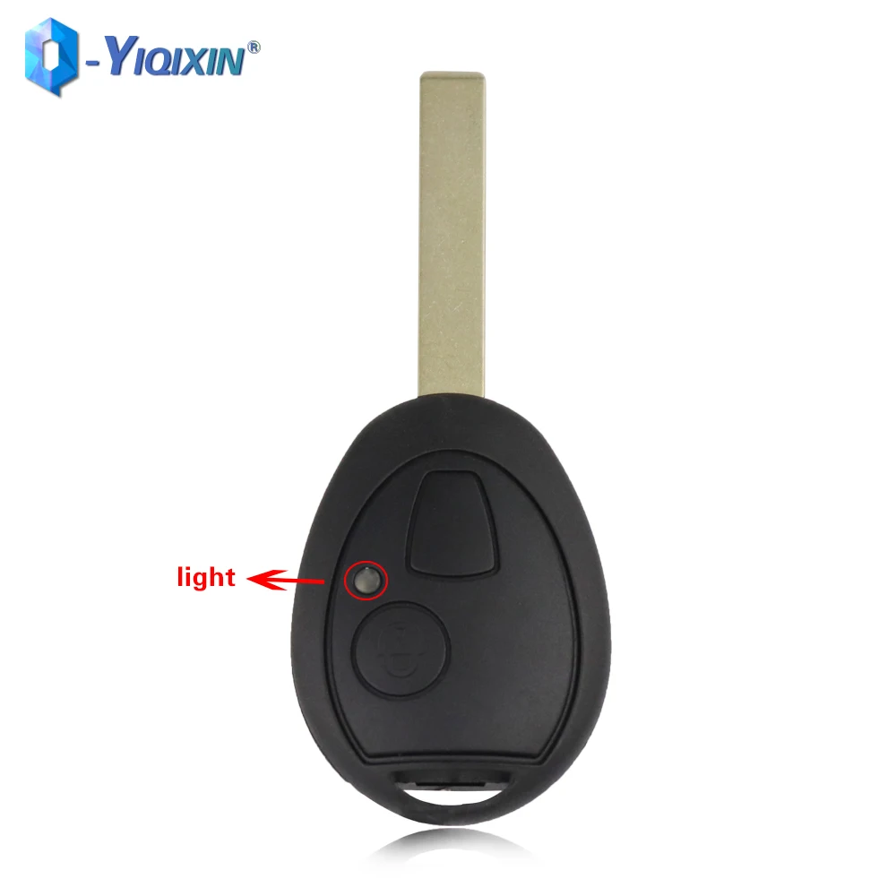 YIQIXIN 2 Button Car Key Shell Case For BMW Mini Cooper S R50 R53 MG For Land RoverX3 X5 e46 e39 e36  75 ZT Z3 Z4 Auto Fob Cover