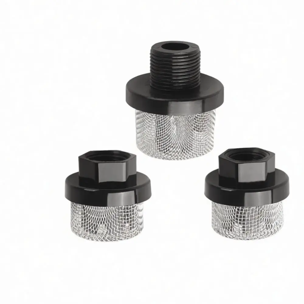 Efficient Intake Filter For Airless Spraying Pumps Durable Stainless Steel Strainer Ensures Clean Paint Supply Performance