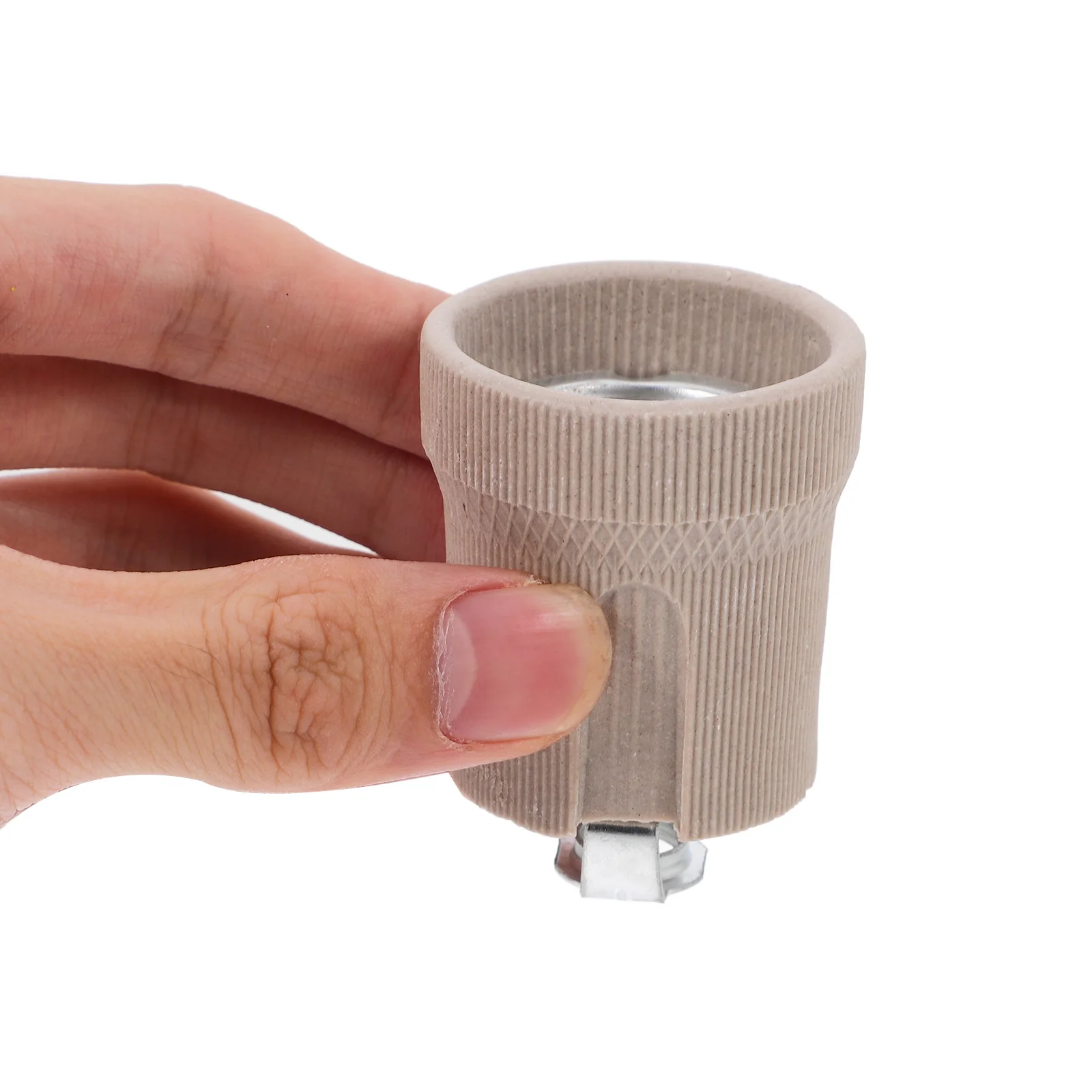 4Pcs Ceramic Light Bulb Socket E27 Base Screw Type Lamp Holder for Ceiling Mounting Easy Installation Bulb Base