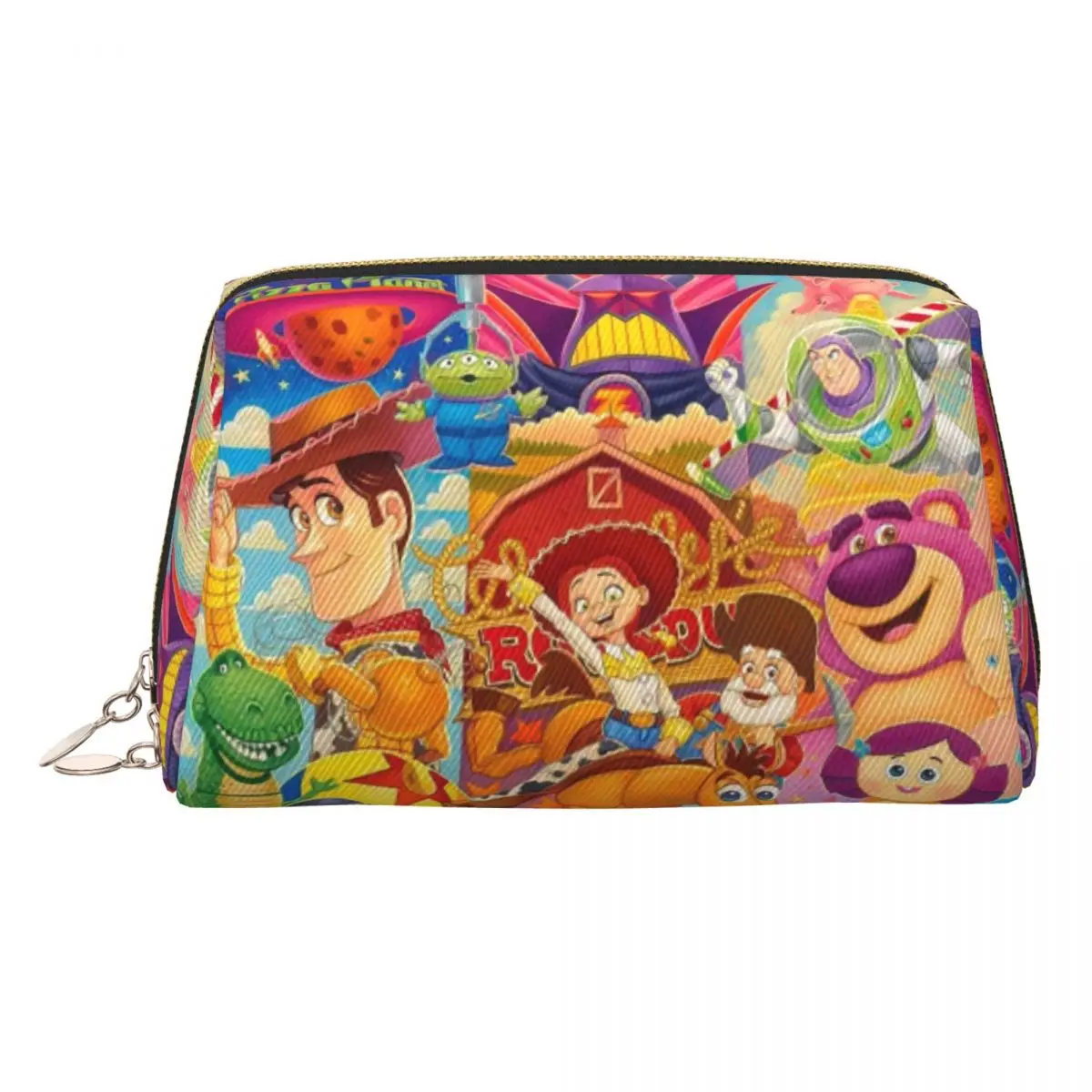 

Custom Toy Story Character Cosmetic Bag Women Cute Large Capacity Makeup Case Beauty Storage Toiletry Bags