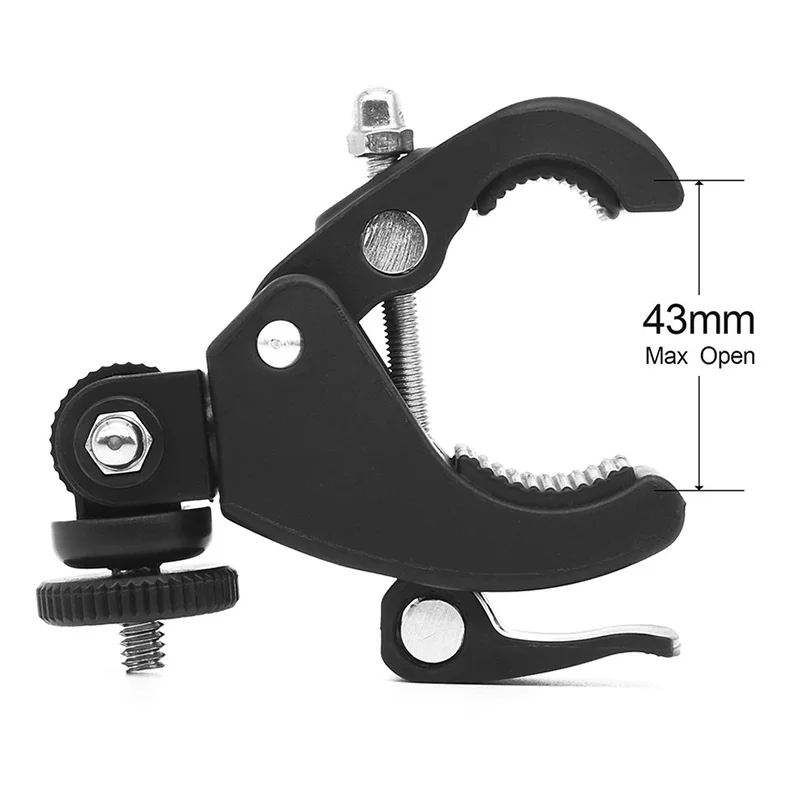 Bike Handlebar Mount 360° Motorcycle Holder Bracket For Gopro Hero 13 12 11 10 9 8 7 SJCAM AKASO insta360 DJI Osmo Action Camera