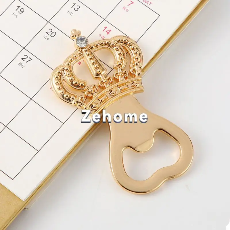 3Pcs Zinc Alloy Crown Bottle Openers, Creative Beer Soda Gift Openers