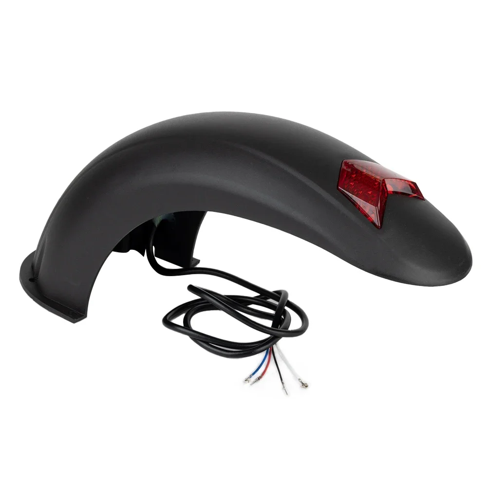 Front Rear Fender For KUGOO M4 Electric Scooter Mudguard Wings With Brake Light Accessories Parts