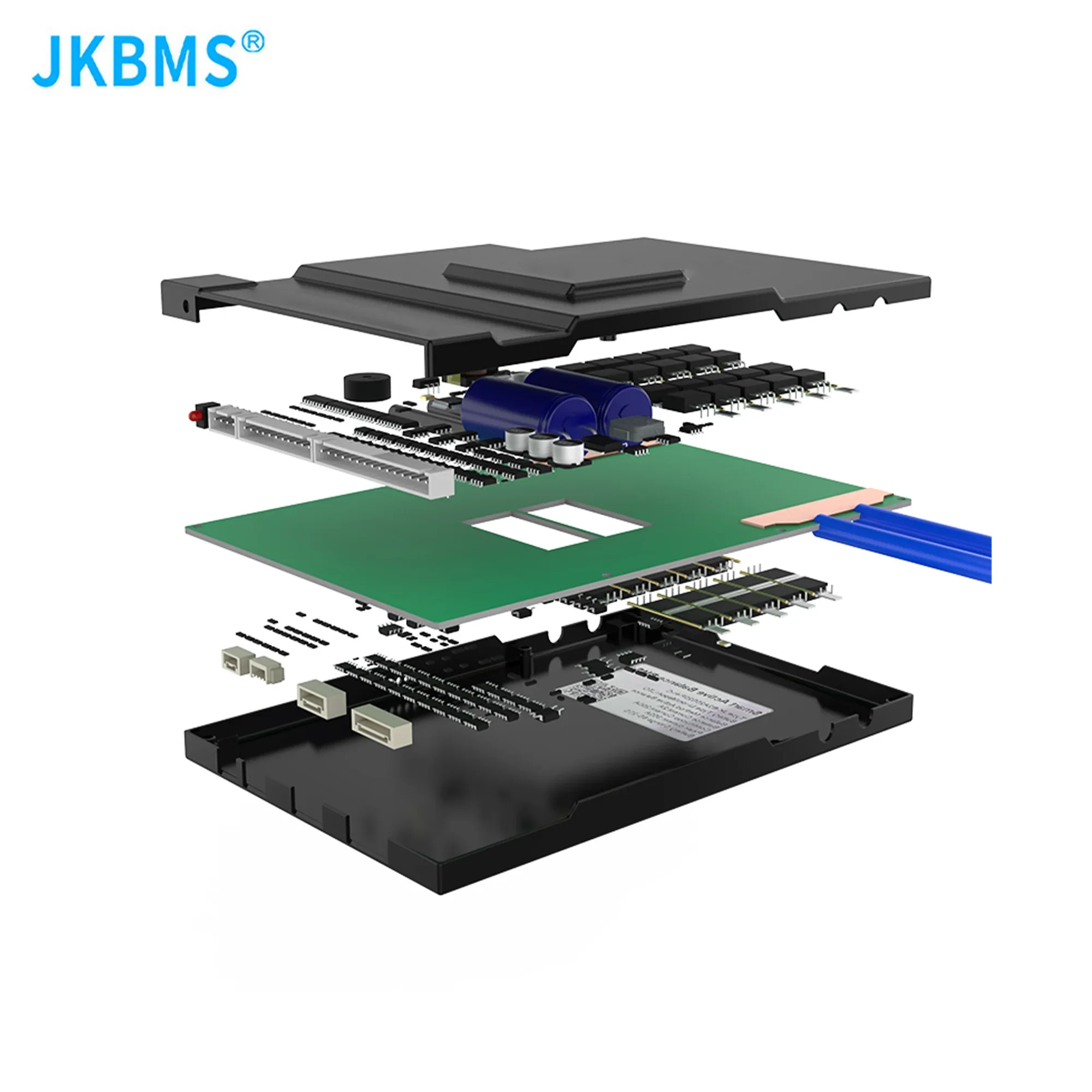 JKBMS B2A20S20P BMS 2A BALANCE CURRENT BMS 200A BT 36V 48V 60V Li-Ion LTO 18650 Battery Lifepo4 Battery Storage Bluetooth Bms