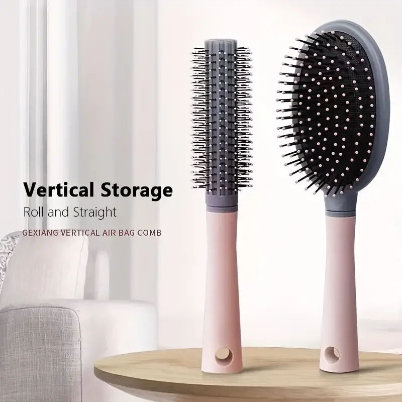 fairy hair comb for women comb massage Elastic comb Macaron color airbag comb curling comb image 5