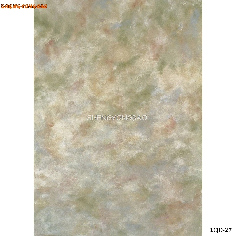 SHENGYONGBAO Vintage Gradient การถ่ายภาพฉากหลัง Props อิฐผนังพื้นไม้เด็กภาพพื้นหลัง MB-63