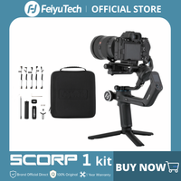 FeiyuTech SCORP-1 3-Axis Handheld Gimbal Stabilizer Handle Grip Display Screen for DSLR Camera Sony/Canon Remote Pole Tripod