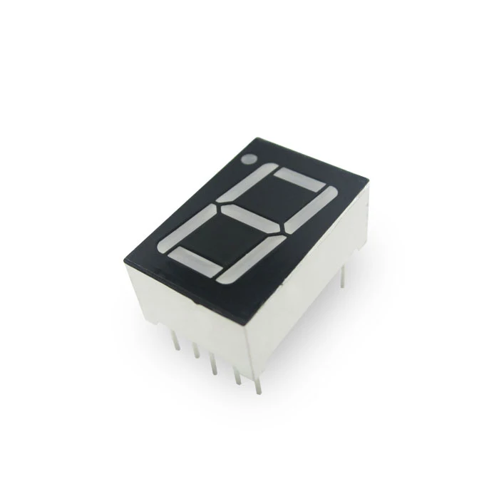 50PCS 0.56 นิ้ว 7 Segment 1 จอแสดงผล LED ดิจิตอล Super Red
