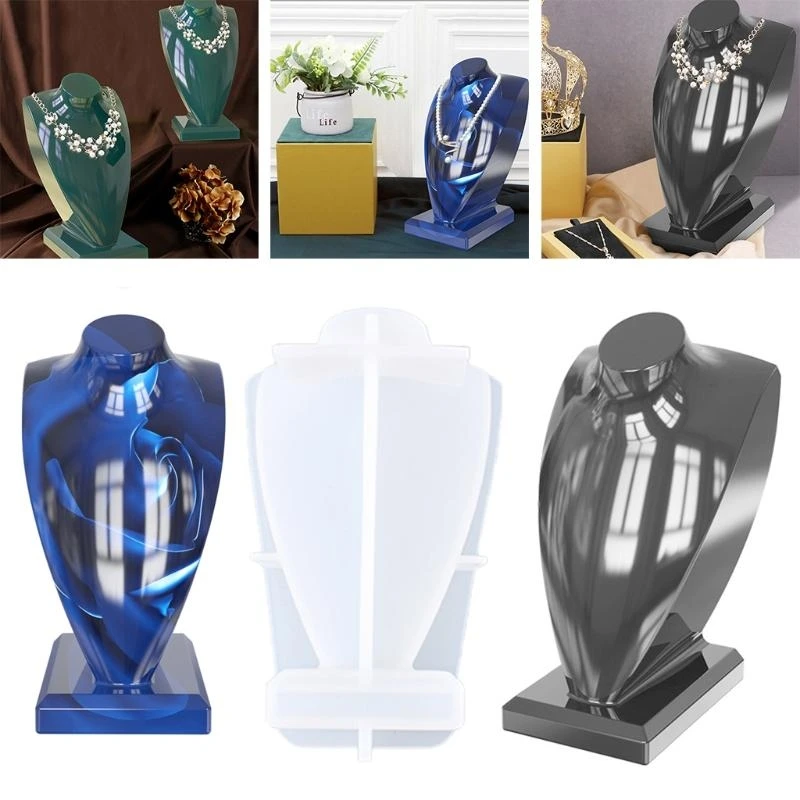 

Форма для демонстрации ожерелья, бюста, 3D-органайзер для ожерелья, форма для держателя дисплея ювелирных изделий